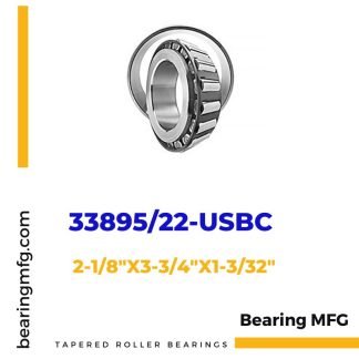 33895/22-USBC Tapered Roller Bearings 2-1/8x3-3/4x1-3/32