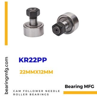 KR22PP Cam Follower Needle Roller Bearings 22mmx12mm
