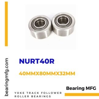 NURT40R Yoke Track Follower Roller Bearings 40mmx80mmx32mm