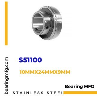 S51100 Thrust Bearings 10mmx24mmx9mm