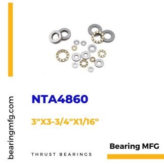 NTA4860 Thrust Bearings 3x3-3/4x1/16